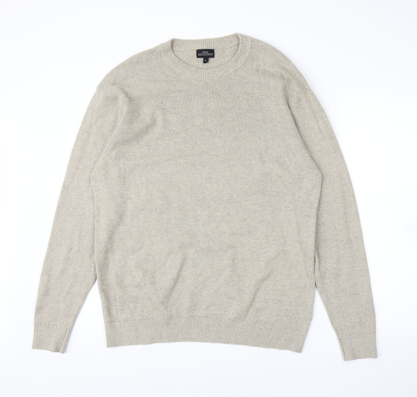 NEXT Mens Beige   Pullover Jumper Size XL