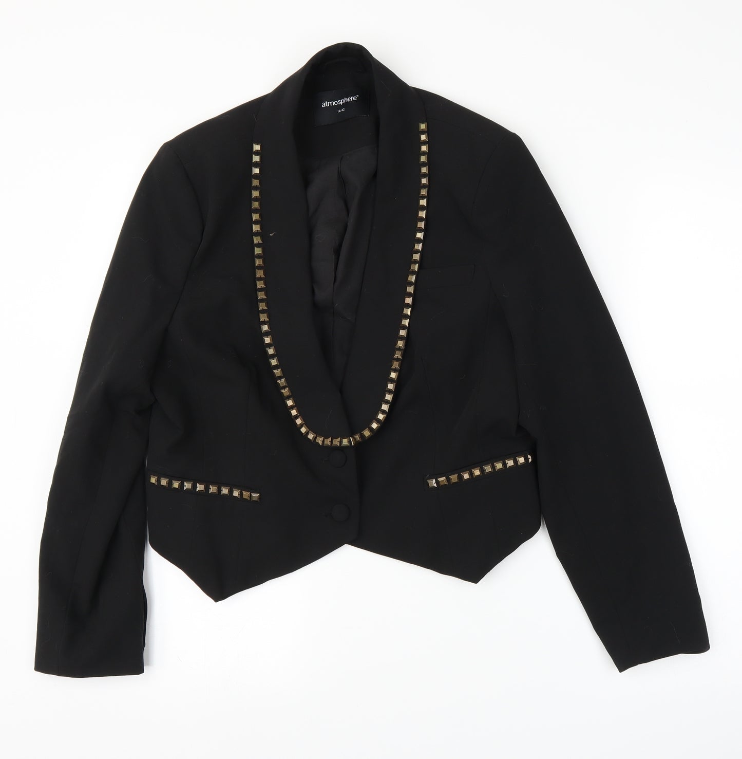 Primark Womens Black   Cardigan Jumper Size 14