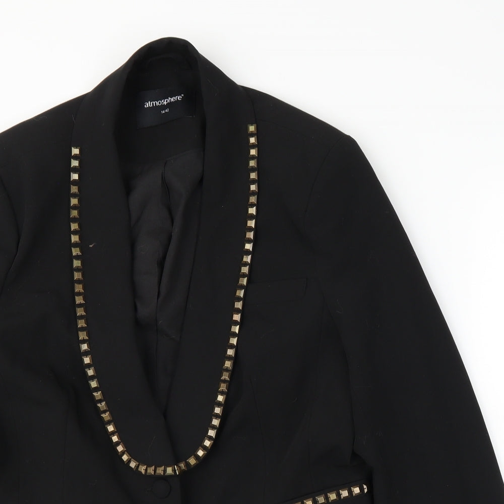 Primark Womens Black   Cardigan Jumper Size 14