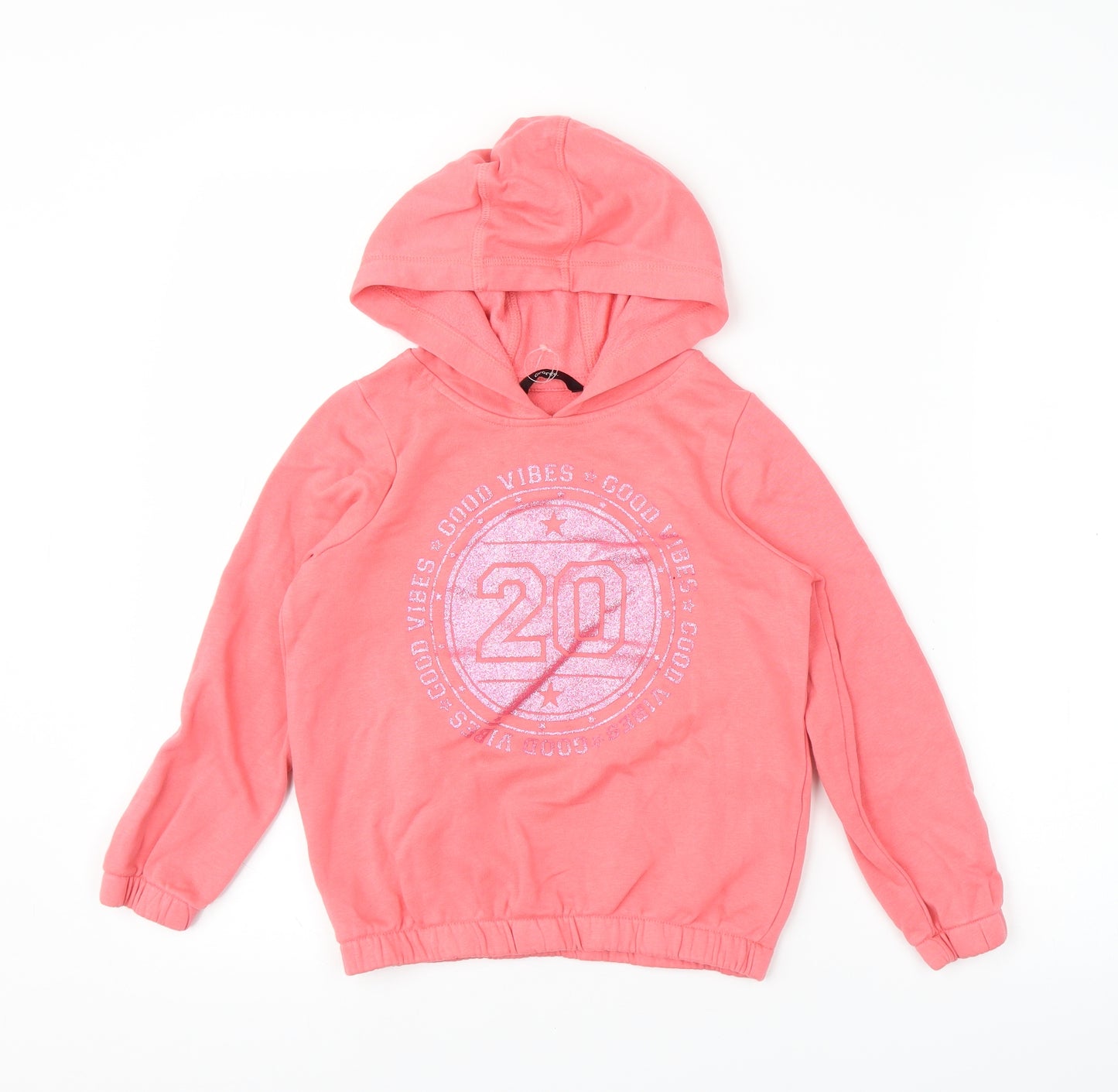 George Girls Pink   Pullover Hoodie Size 7-8 Years