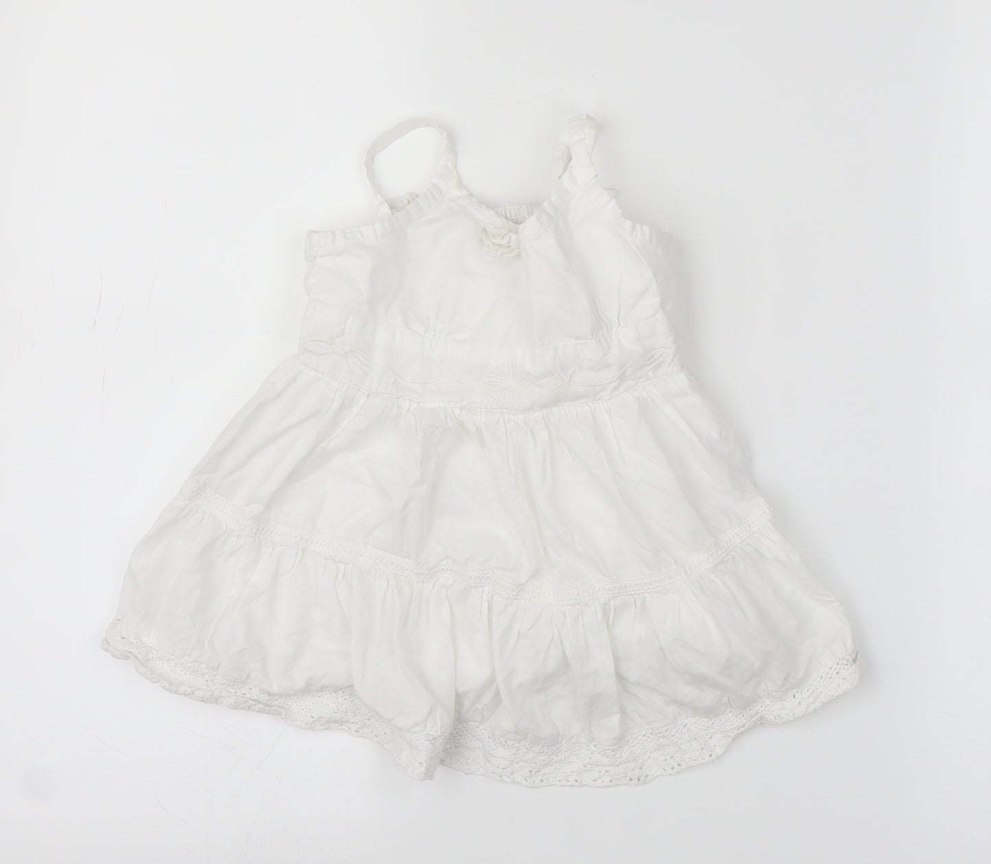 Matalan Girls White   Camisole Blouse Size 6-7 Years