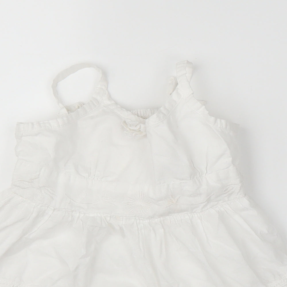 Matalan Girls White   Camisole Blouse Size 6-7 Years