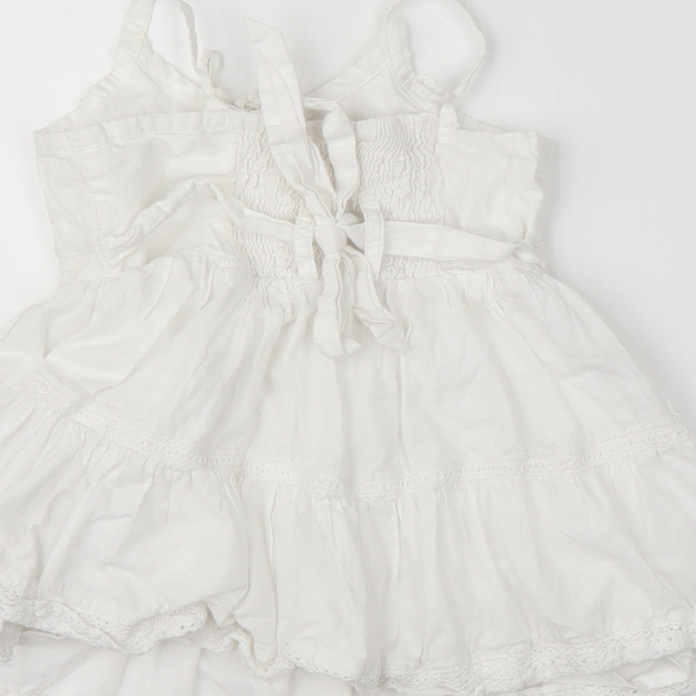 Matalan Girls White   Camisole Blouse Size 6-7 Years