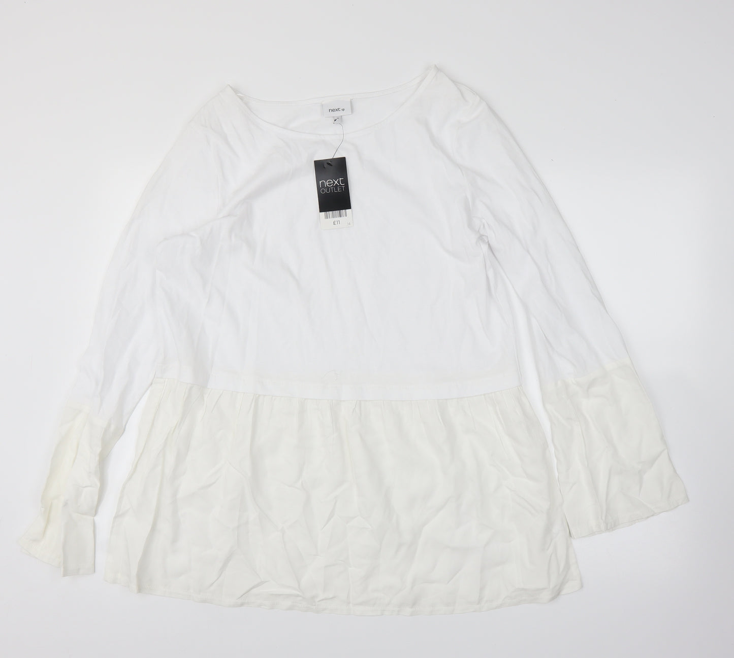 NEXT Womens White   Basic Blouse Size 14