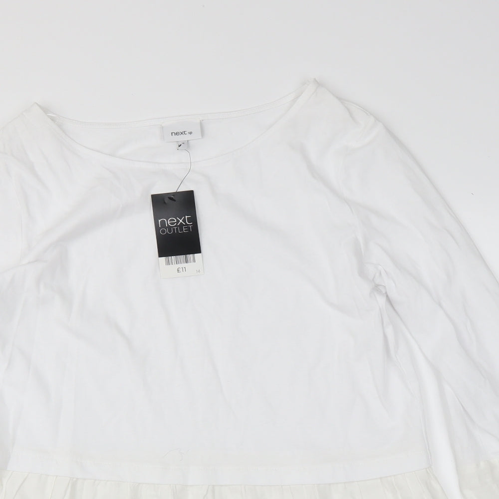 NEXT Womens White   Basic Blouse Size 14