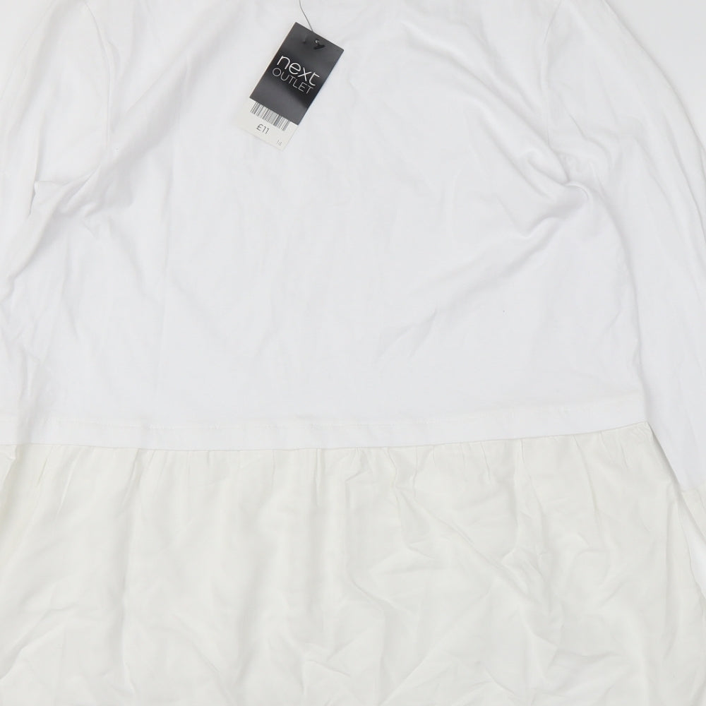 NEXT Womens White   Basic Blouse Size 14
