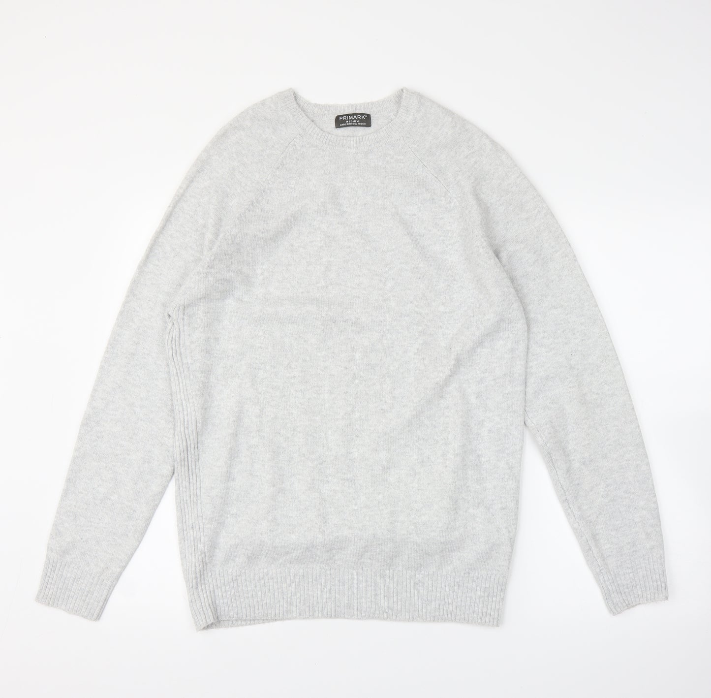 Primar Mens Grey   Pullover Jumper Size M