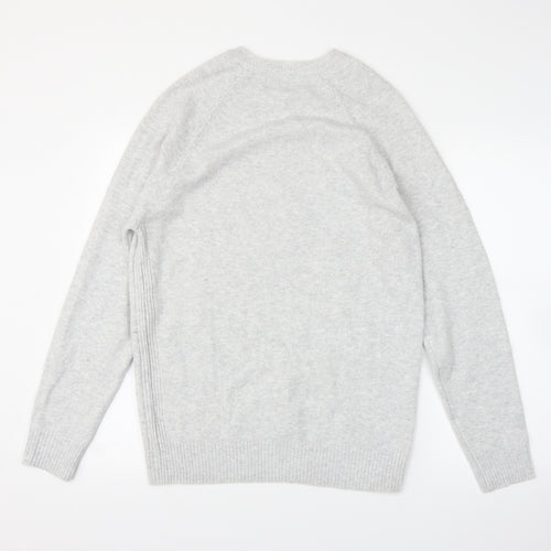 Primar Mens Grey   Pullover Jumper Size M