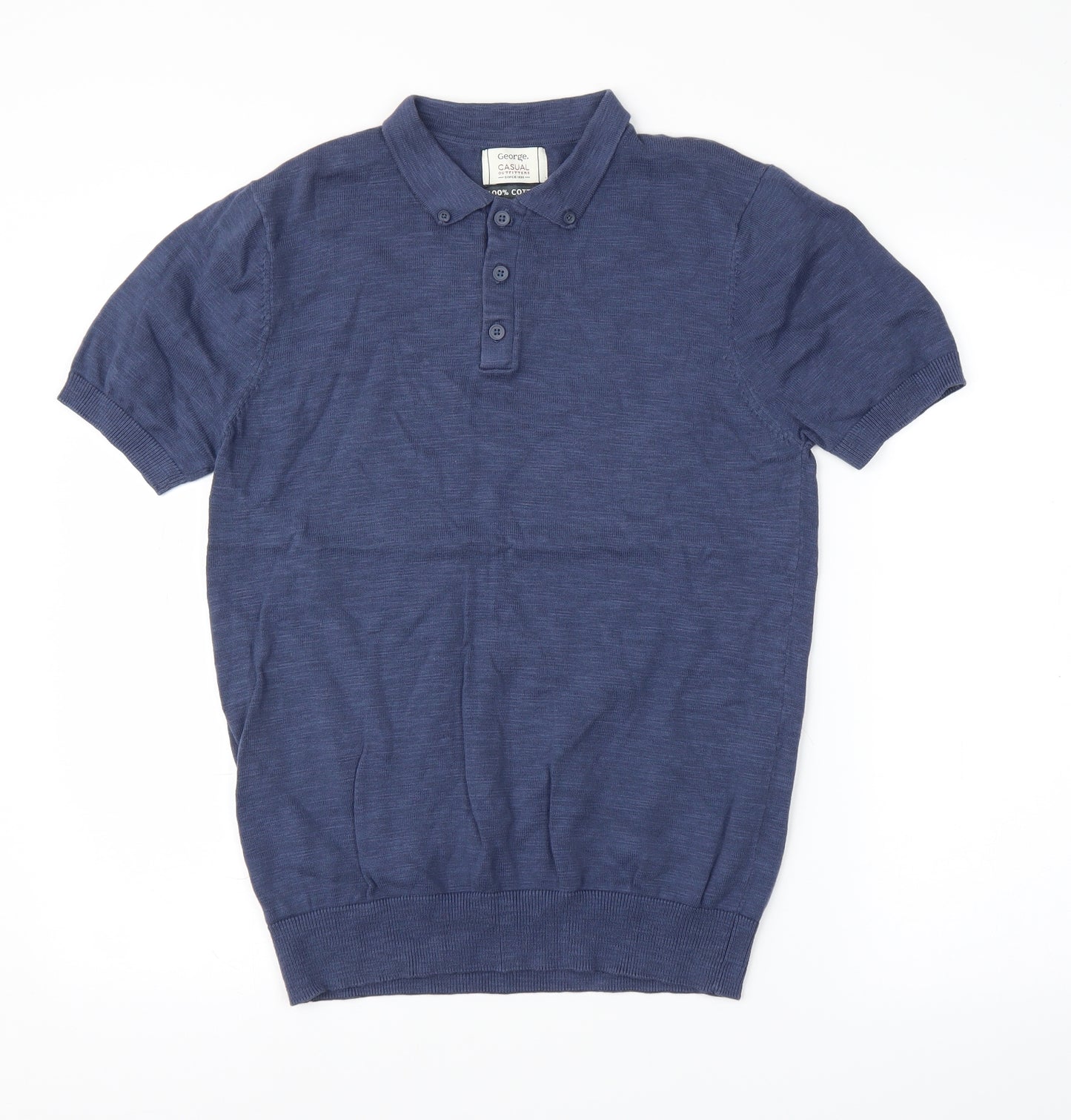 George Mens Blue   Pullover Jumper Size S
