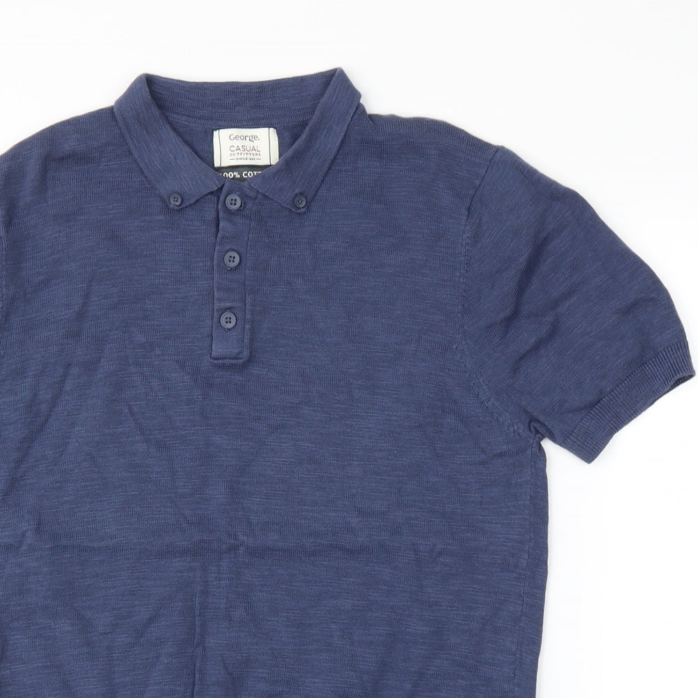 George Mens Blue   Pullover Jumper Size S