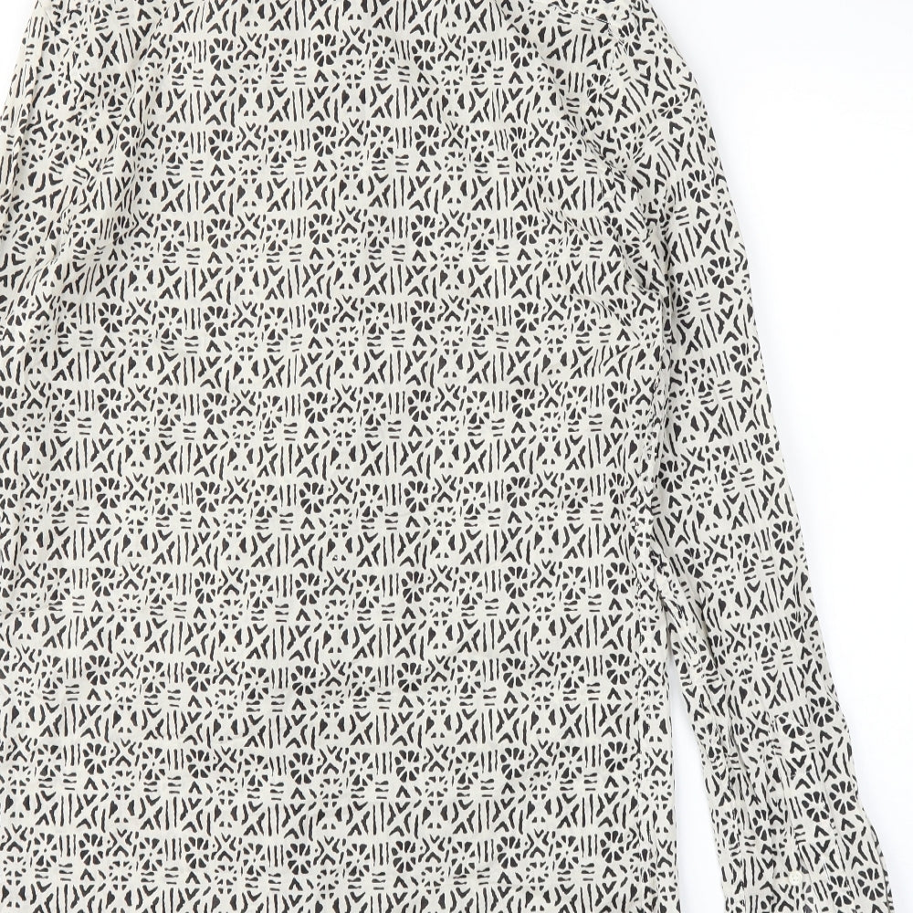 Zara Mens Ivory    Button-Up Size M