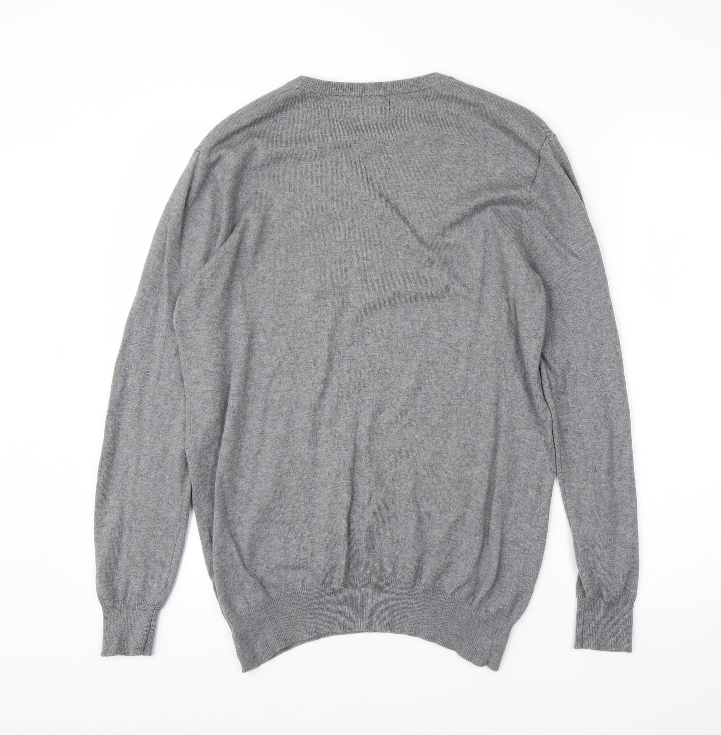 Zara Mens Grey   Pullover Jumper Size M