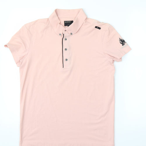 Energie Boys Pink   Basic T-Shirt Size L