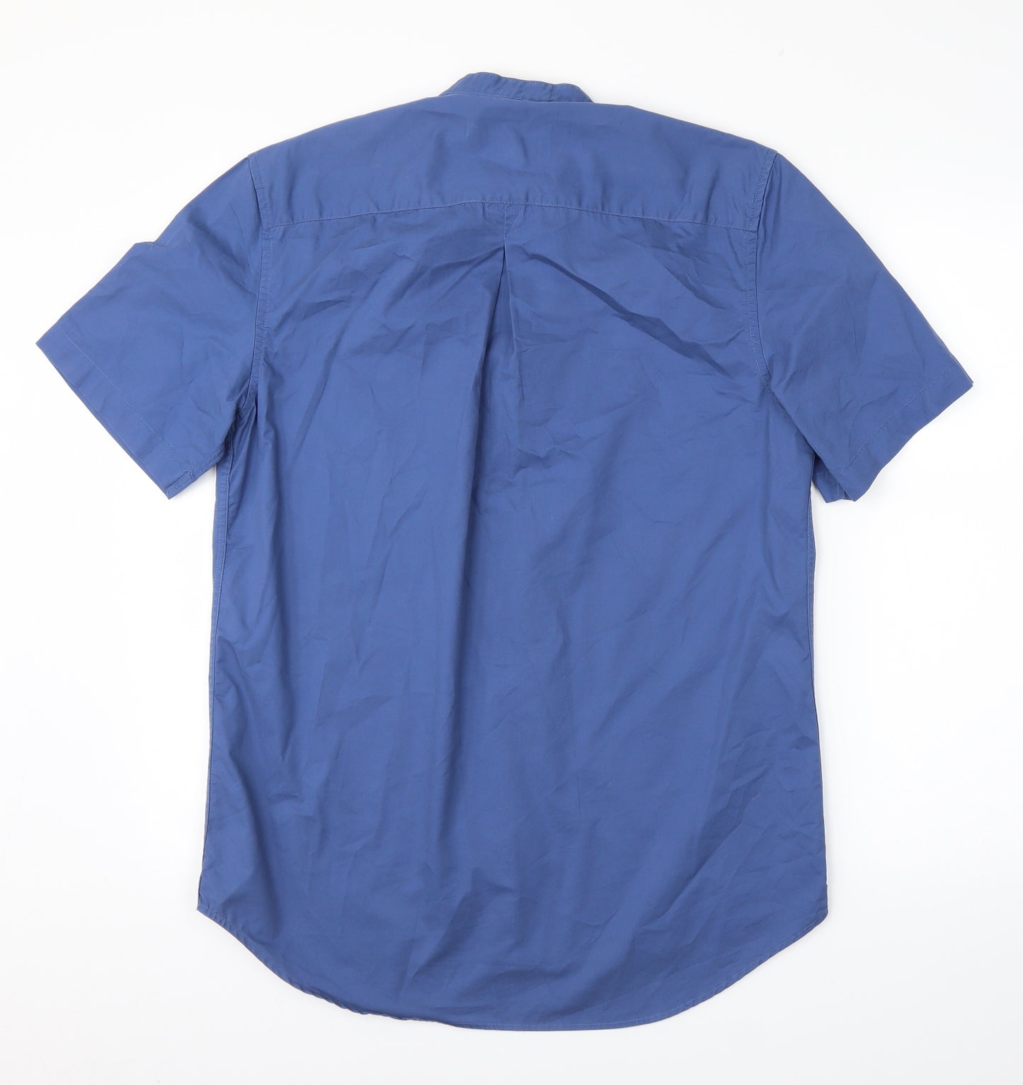 River Island Mens Blue    Button-Up Size M