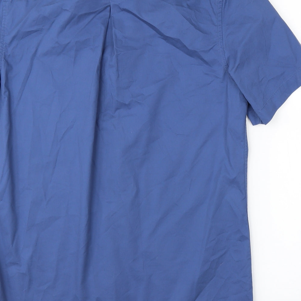 River Island Mens Blue    Button-Up Size M