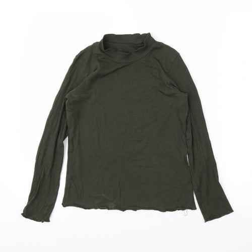 Primark Girls Green   Basic T-Shirt Size 9-10 Years