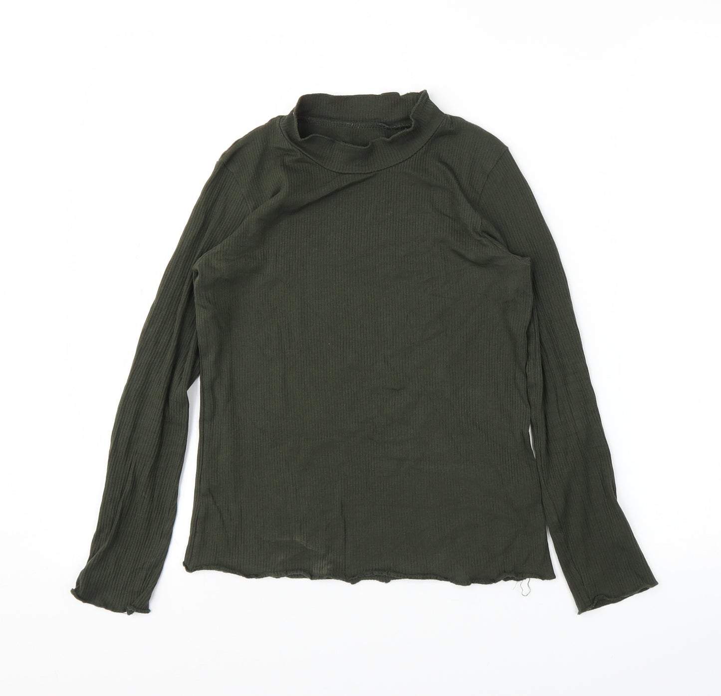 Primark Girls Green   Basic T-Shirt Size 9-10 Years