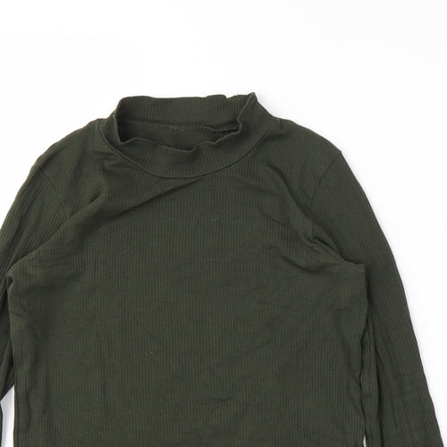 Primark Girls Green   Basic T-Shirt Size 9-10 Years