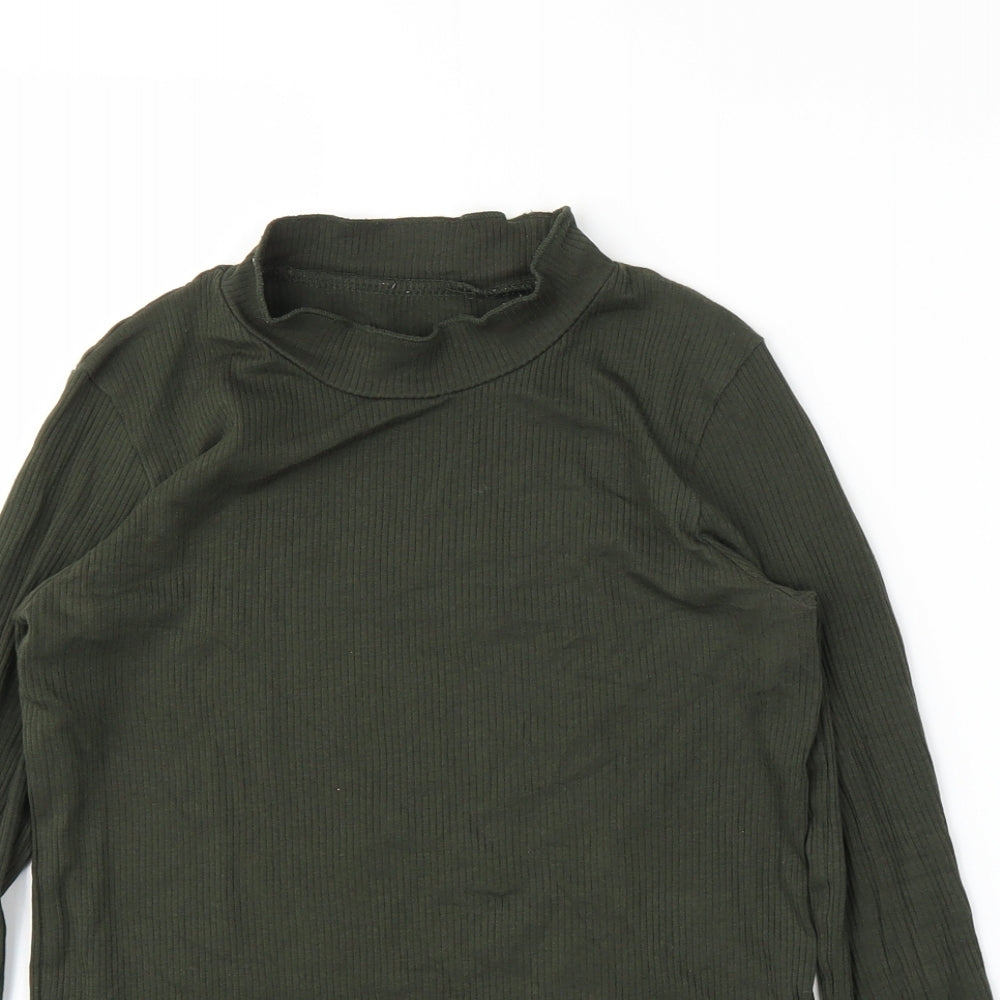 Primark Girls Green   Basic T-Shirt Size 9-10 Years