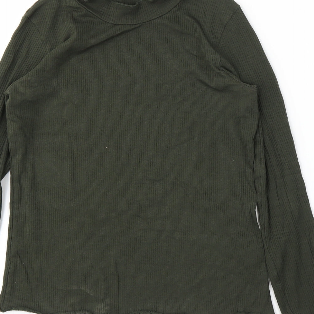 Primark Girls Green   Basic T-Shirt Size 9-10 Years