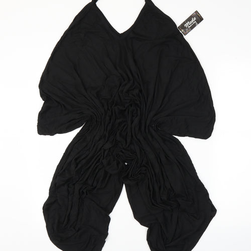 Moda Womens Black   Romper One-Piece Size L