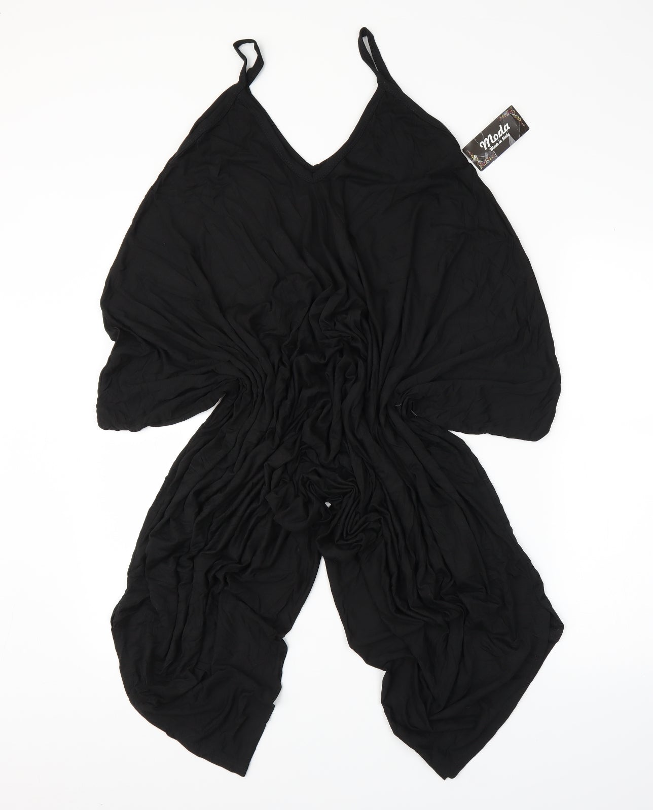 Moda Womens Black   Romper One-Piece Size L