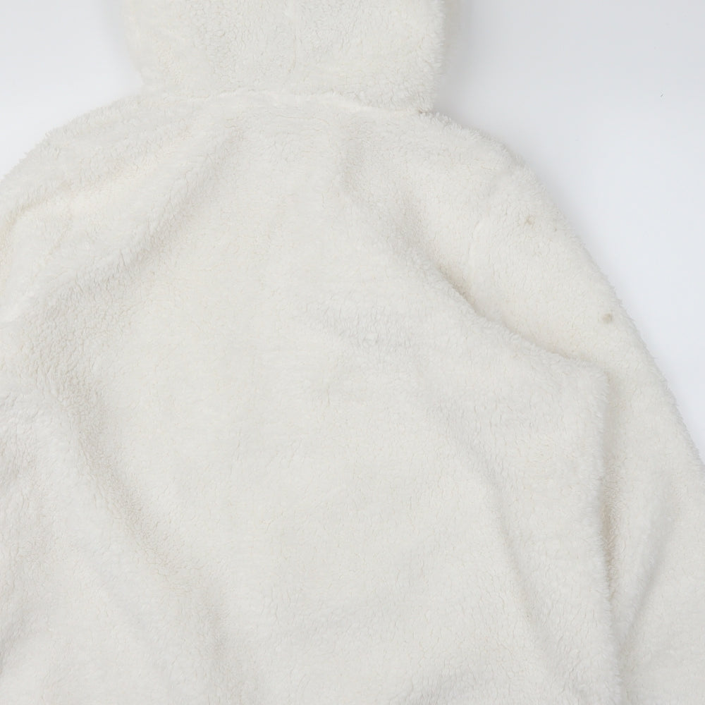 TU Womens White   Full Zip Jumper Size XL  - Bear