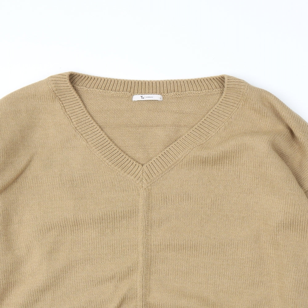 TU Womens Beige   Pullover Jumper Size 18