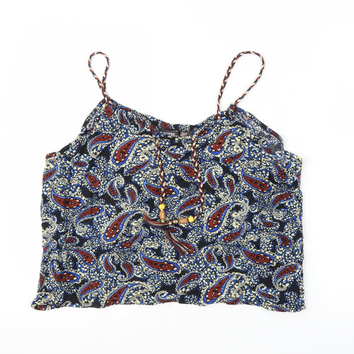 Conos Womens Multicoloured Paisley  Camisole Blouse Size XL