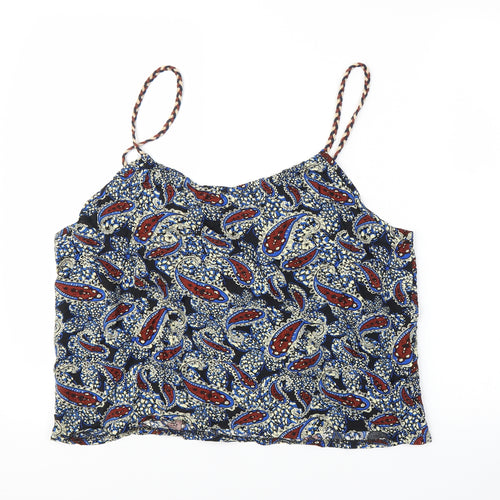 Conos Womens Multicoloured Paisley  Camisole Blouse Size XL