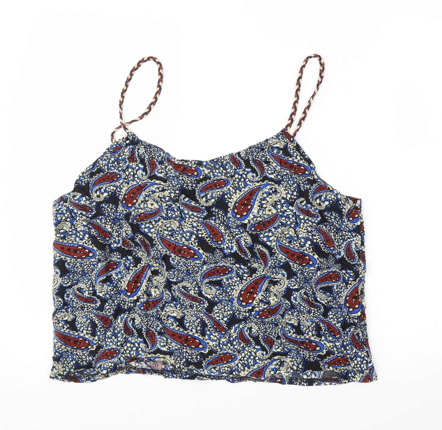 Conos Womens Multicoloured Paisley  Camisole Blouse Size XL