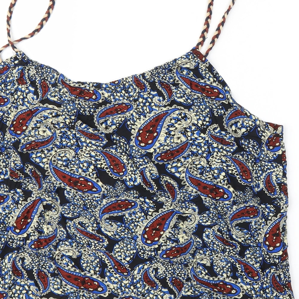 Conos Womens Multicoloured Paisley  Camisole Blouse Size XL