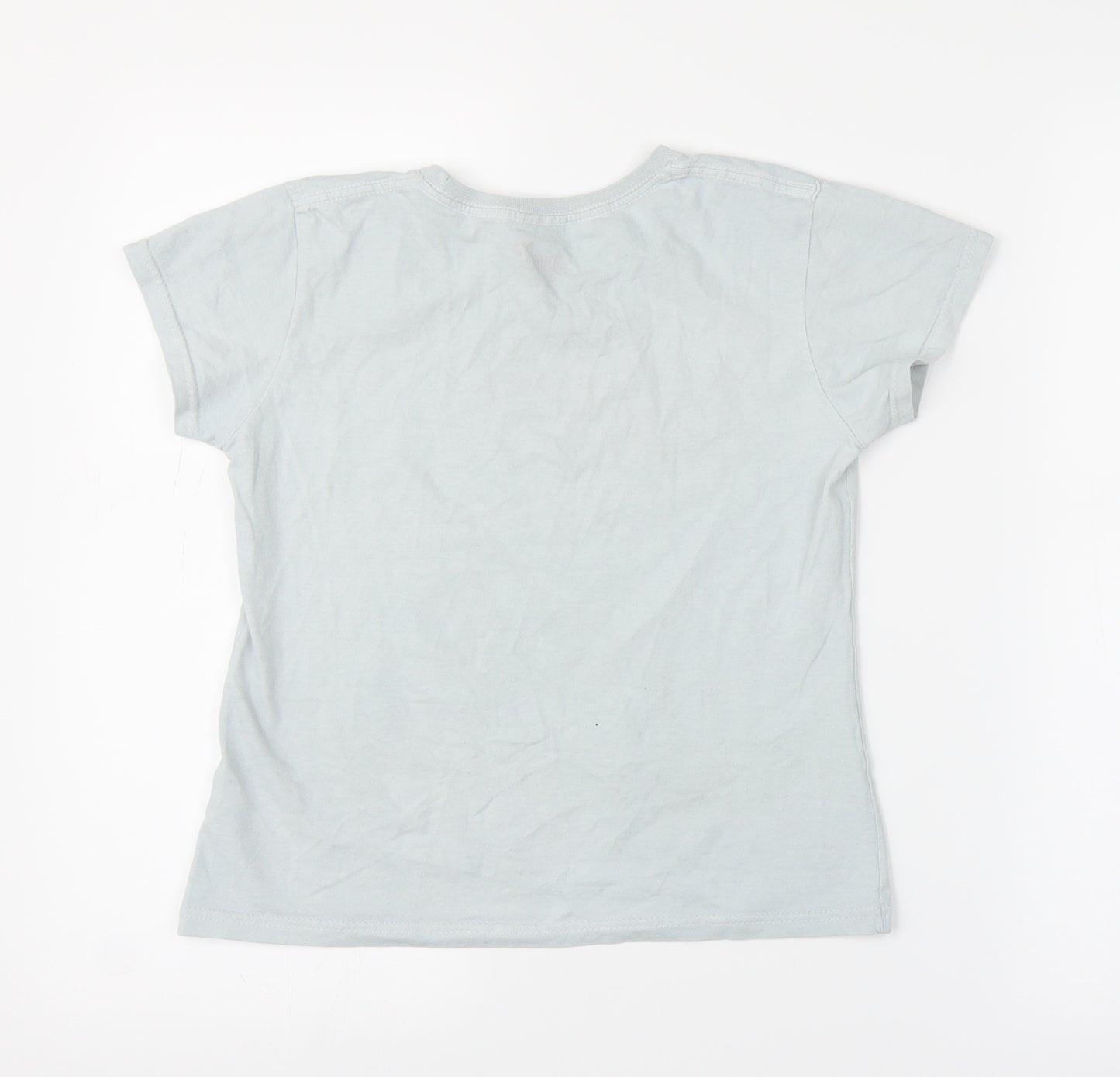 Nickelodeon Girls Blue   Basic T-Shirt Size 10-11 Years  - Jojo Siwa