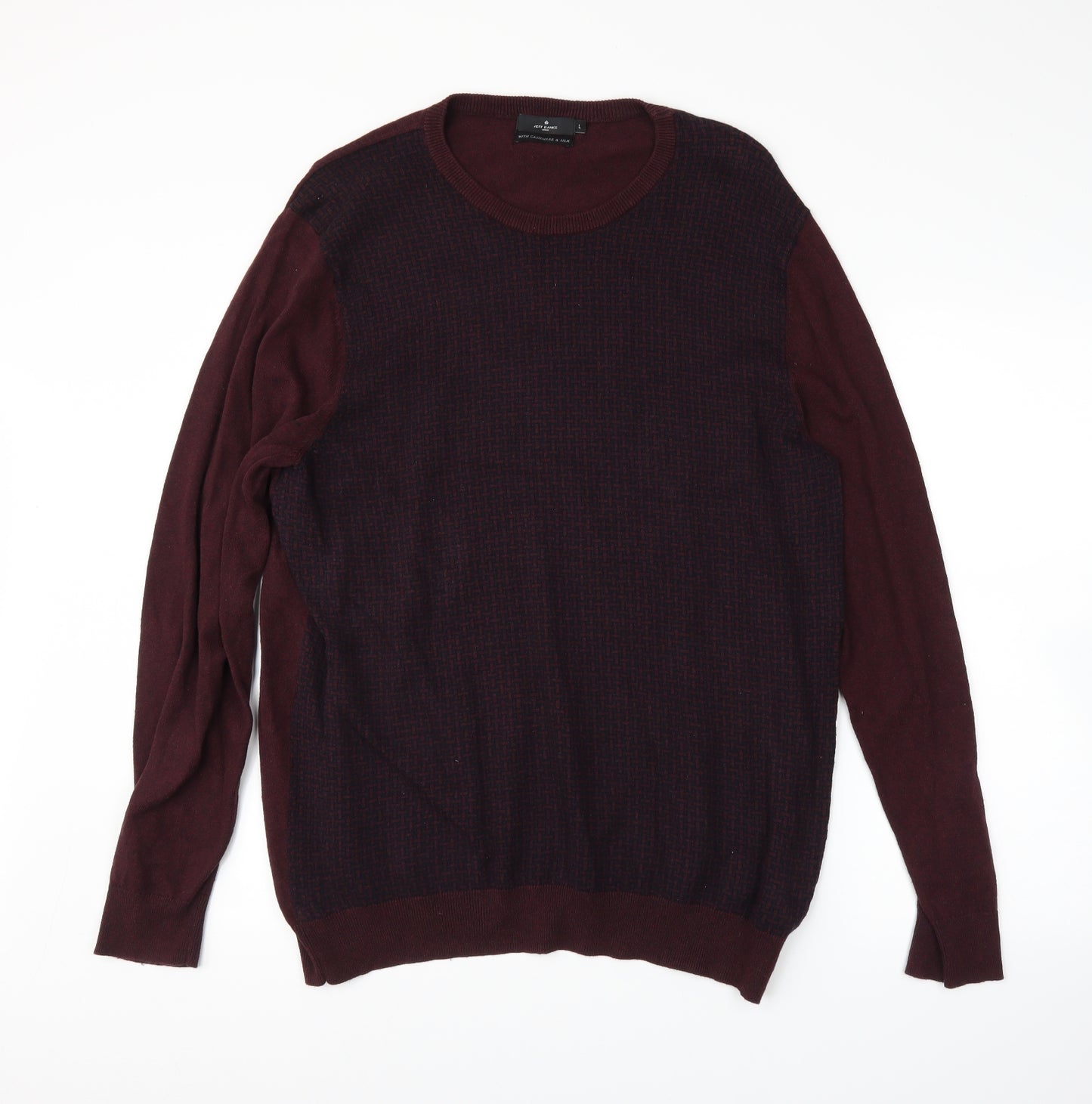 Jeff Banks Mens Purple   Pullover Jumper Size L