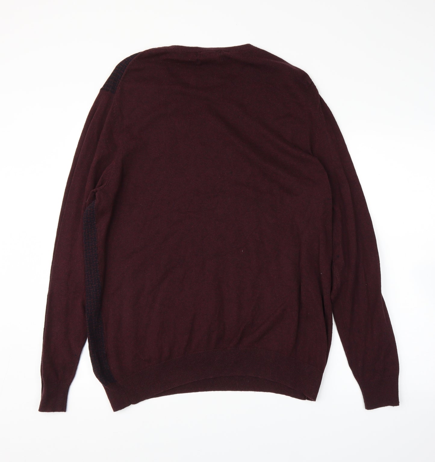 Jeff Banks Mens Purple   Pullover Jumper Size L