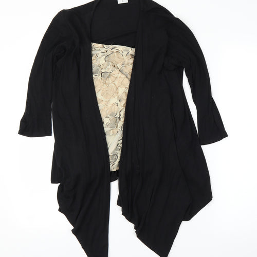 Reflections Womens Black   Cardigan Jumper Size S