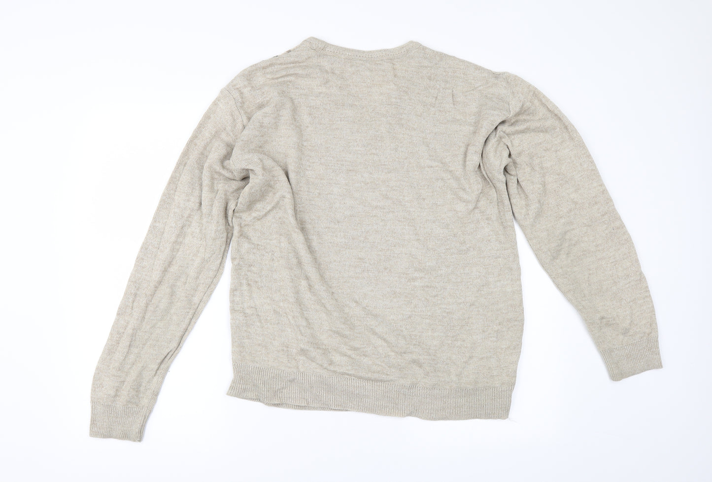 Greenwoods Mens Beige   Pullover Jumper Size M
