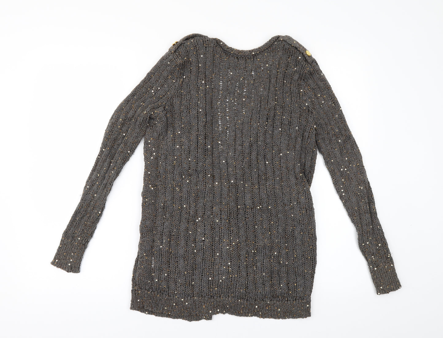 River Island Womens Grey   Cardigan Jumper Size 8