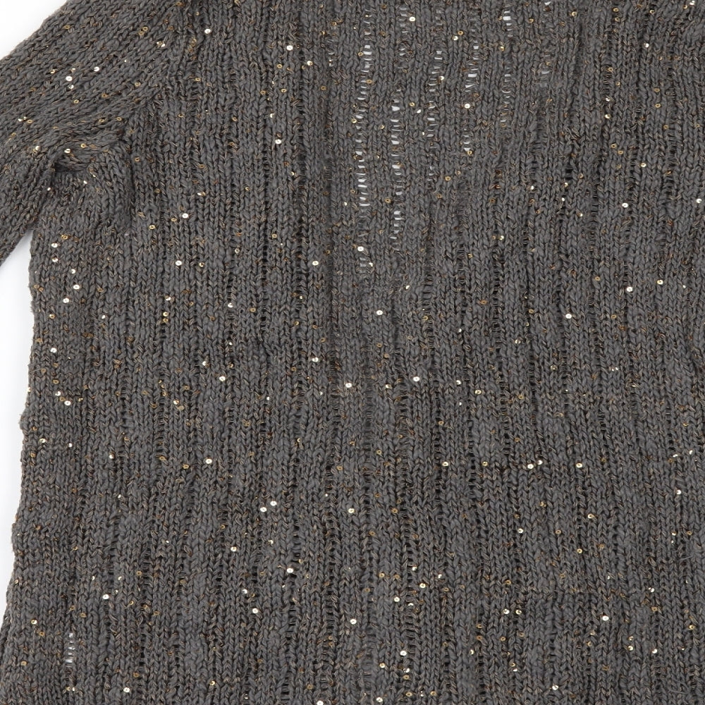 River Island Womens Grey   Cardigan Jumper Size 8