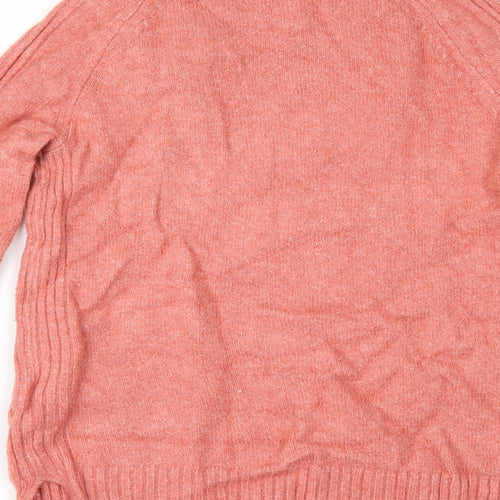Marks and Spencer Womens Orange   Pullover Jumper Size XS