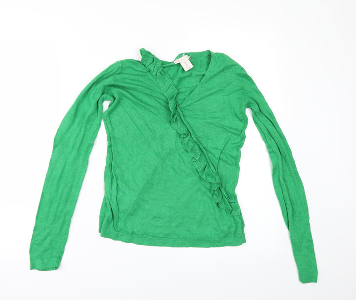 Catherine Malandrino Womens Green   Pullover Jumper Size S