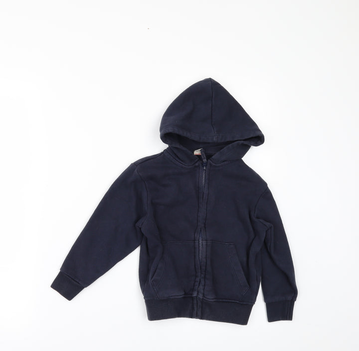 TU Boys Blue Full Zip Hoodie Size 3 Years