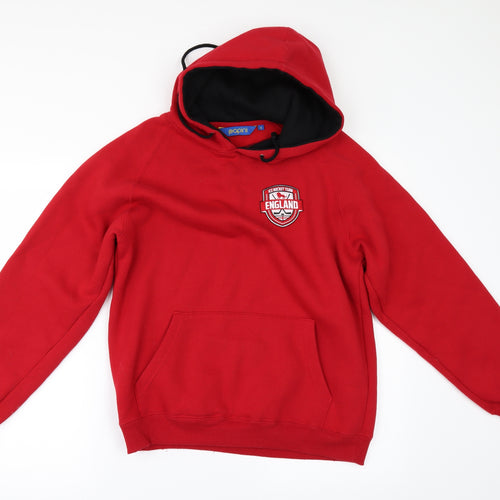 papini Womens Red   Pullover Hoodie Size S  - ENGLAND ICE HOCKEY