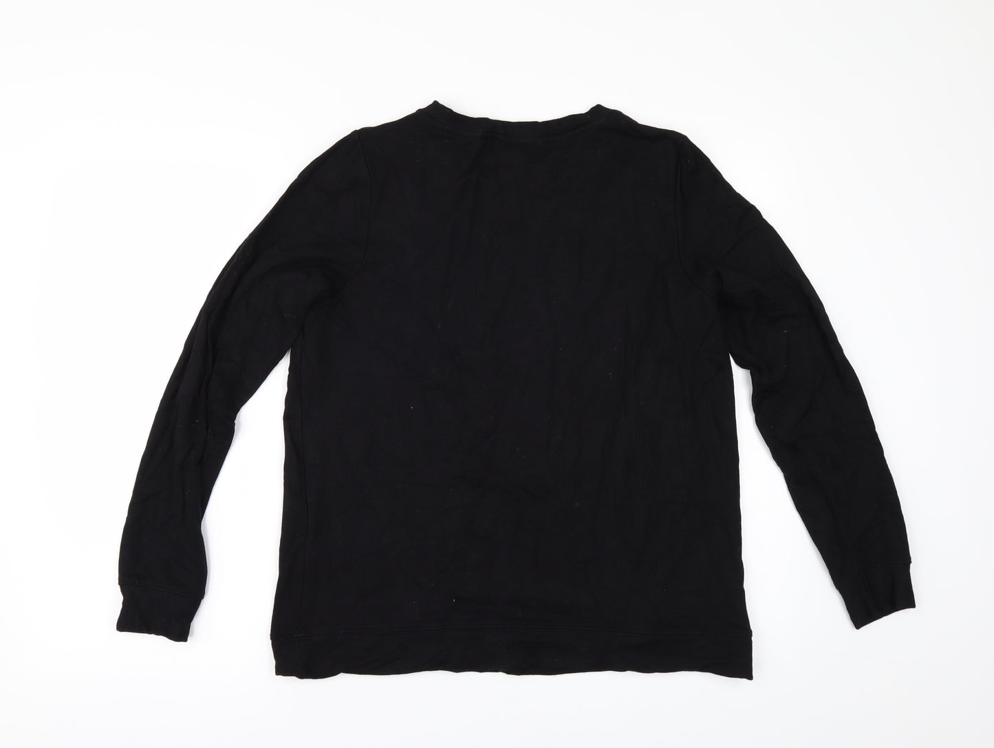 Oasis Womens Black   Basic T-Shirt Size M