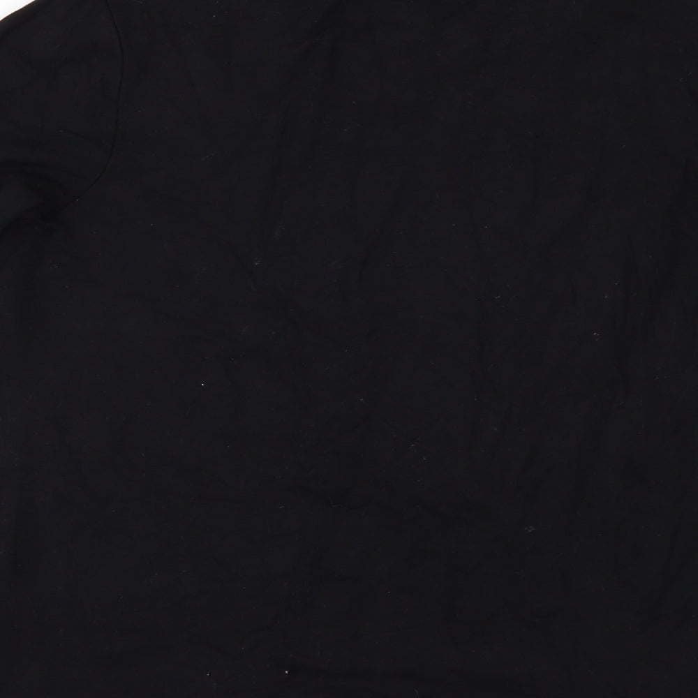 Oasis Womens Black   Basic T-Shirt Size M