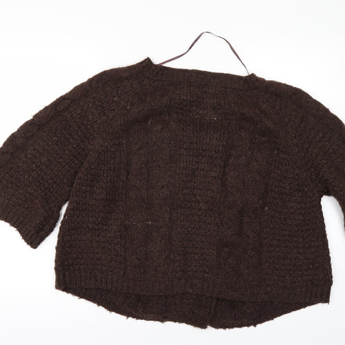Primark Womens Brown   Cardigan Jumper Size 16