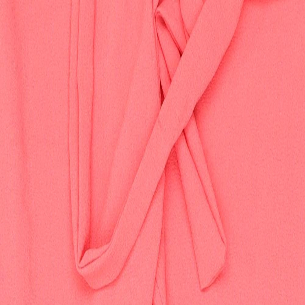 Boohoo Womens Pink   Trousers  Size 8 L28 in