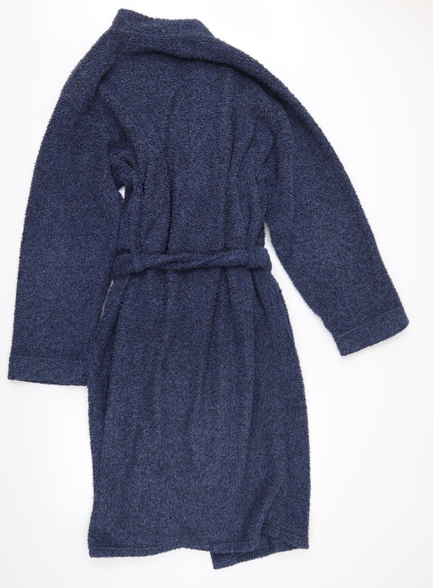 Marks and Spencer Mens Blue Solid   Robe Size M