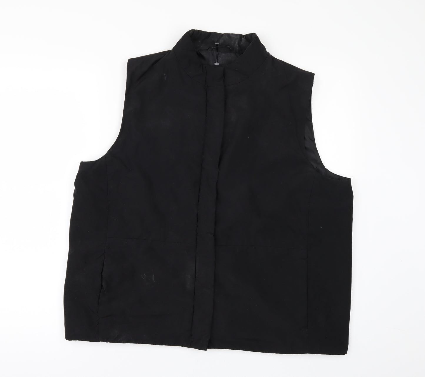 BHS Womens Black   Gilet Waistcoat Size 18