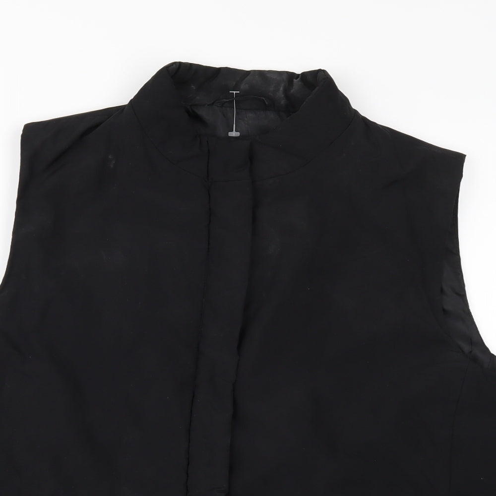 BHS Womens Black   Gilet Waistcoat Size 18